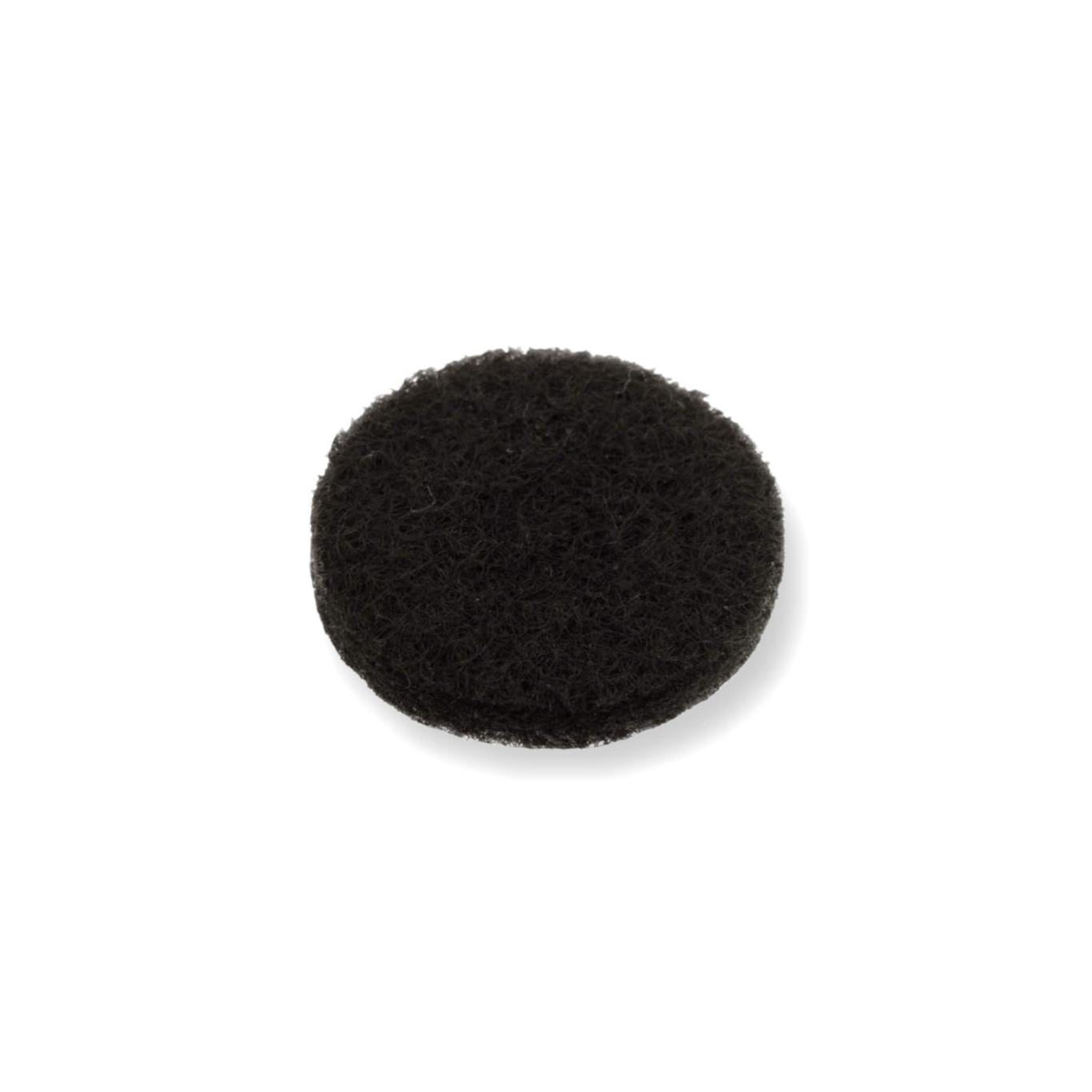 Felt Pads - Dark Brown Self Adhesive Stick on Felt - Round 35mm Diameter - Made in Germany