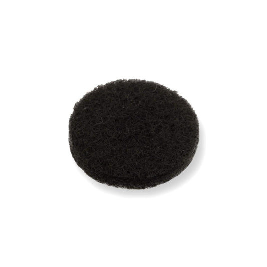 Felt Pads - Dark Brown Self Adhesive Stick on Felt - Round 40mm Diameter - Made in Germany