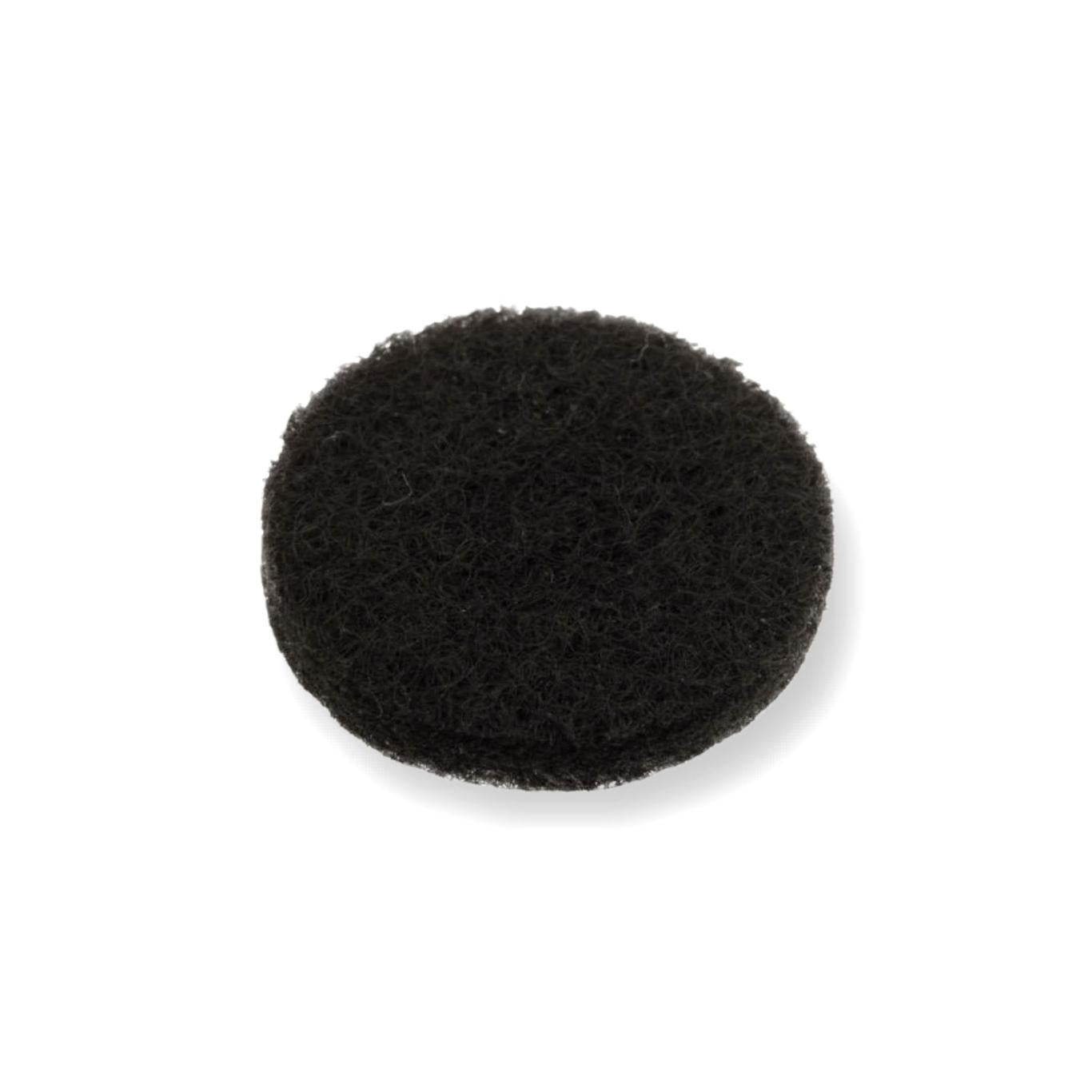 Felt Pads - Dark Brown Self Adhesive Stick on Felt - Round 42mm Diameter - Made in Germany