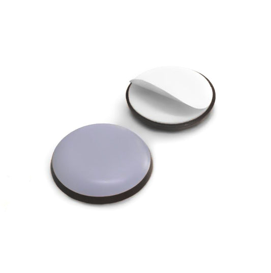 Stick-On Teflon Furniture Glides | 17mm, 19mm, 22mm, 25mm, 30mm, 38mm, 40m, 50mm, 60mm & 65mm | Keay Vital Parts