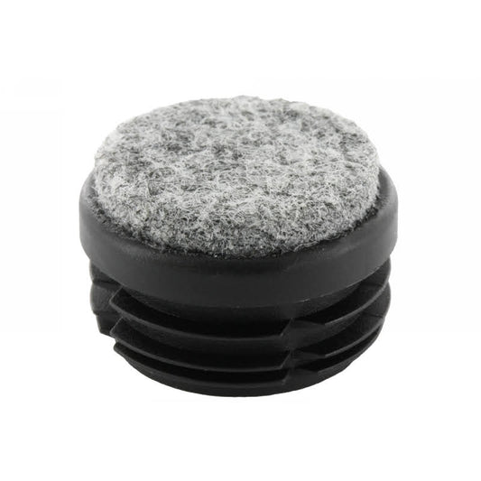 19mm Tube Inserts With Stiffened Felt for Metal Chair & Furniture Legs | Made in Germany | Keay Vital Parts