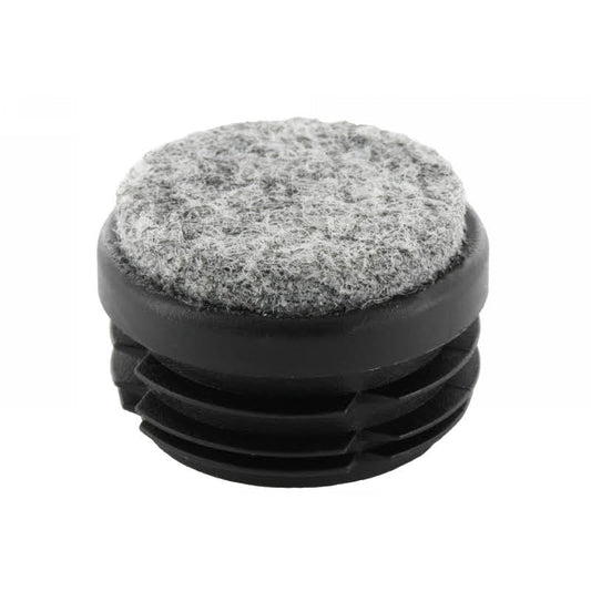 23mm Tube Inserts With Stiffened Felt for Metal Chair & Furniture Legs | Made in Germany | Keay Vital Parts